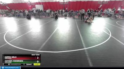 112-118 lbs Semifinal - Hayden Andersen, Wisconsin vs Aspen Gelo, Wisconsin