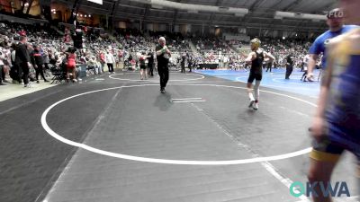 70 lbs Quarterfinal - Nash Denison, Team Tulsa Wrestling Club vs Aceyn Marr, Newkirk Takedown Cub