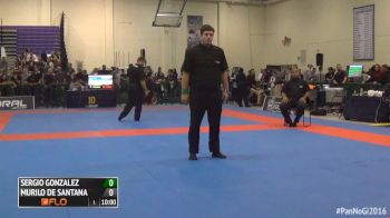 Sergio Gonzalez vs Ian Sanders 2016 IBJJF Pan No-Gi