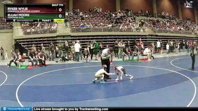 50 lbs Cons. Round 3 - Ryker Wylie, Sanderson Wrestling Academy vs Elijah Moore, Montrose Elite