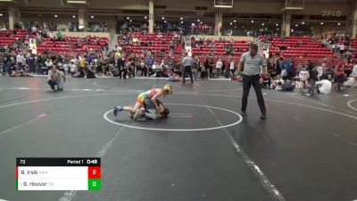 73 lbs Round 4 - Brantlee Hoover, Triumph vs BryLee Irsik, Nebraska Wrestling Academy