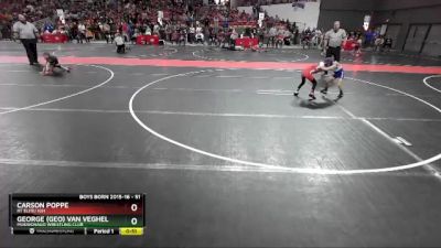 51 lbs Cons. Round 2 - Carson Poppe, RT Elite/ IGH vs George (Geo) Van Veghel, Mukwonago Wrestling Club