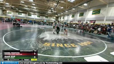 105 lbs Cons. Round 2 - Shane Sehr, Canton C-HAWKS vs Daniel Montoya, Alexander Comets Wrestling