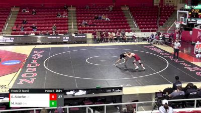 174 lbs Finals (2 Team) - Marc Koch, Davidson vs Eric Alderfer, Lock Haven