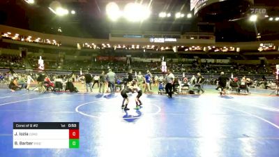 55 lbs Consi Of 8 #2 - Jace Iozia, Cordoba Trained vs Brock Barber, Pride Wrestling