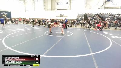 138 lbs Champ. Round 2 - Jared Watson, Odessa-Montour/Watkins Glen Wrestling Club vs Alexander Wissa, Empire Wrestling Academy