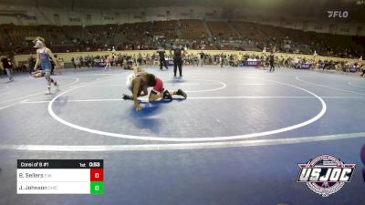 70 lbs Consi Of 8 #1 - Blacyn Sellers, Elgin Wrestling vs Jayzlynn Johnson, Chickasha Youth Wrestling