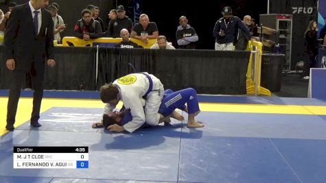 MICHAEL J T CLOE vs LUIS FERNANDO V. AGUIRRE 2024 Pan Jiu Jitsu IBJJF Championship