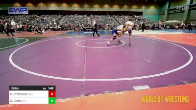 132 lbs Quarterfinal - Owen Pritchard, Askeo International Matclub vs Carson Ochs, Next Level Training Academy