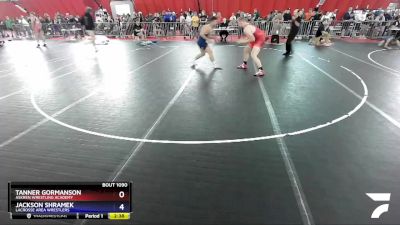 220 lbs Quarterfinal - Tanner Gormanson, Askren Wrestling Academy vs Jackson Shramek, LaCrosse Area Wrestlers