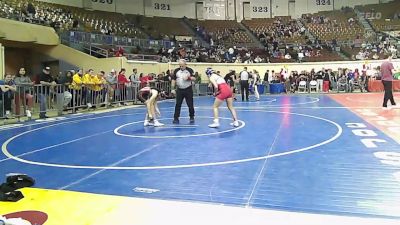 108 lbs Semifinal - HANNAH LOPEZ, Lions Wrestling Academy vs Savanna Hendren, Pawhuska