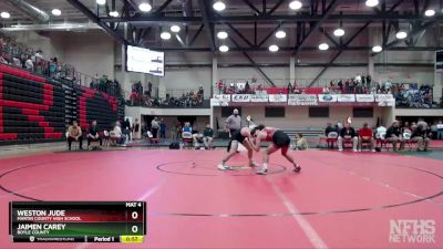 150 lbs Cons. Round 1 - Weston Jude, Martin County High School vs Jaimen Carey, Boyle County