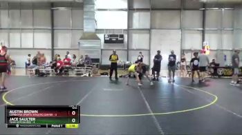 100 lbs Round 4 (6 Team) - Jace Saulter, Team Gotcha Red vs Austin Brown, Combative Sports Athletic Center