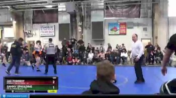 120 lbs Round 5 (6 Team) - Jax Forrest, Dynasty Death Row vs Sammy Spaulding, PA Alliance Black