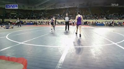 94 lbs Round Of 16 - Kayden Logsdon, Chickasha Wrestling vs Lyric Golden, Harrah