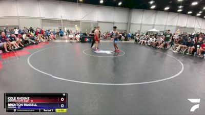 170 lbs Round 2 (6 Team) - Cole Radenz, North Dakota Blue vs Brenton Russell, Indiana