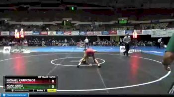113 lbs Sat 8ch - Noah Ortiz, Great Bridge HS vs Michael Karpathios, Hempfield HS