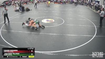 1A/2A 144 Quarterfinal - Jaquwan Tillman, North Central vs Xavier Rodgers, Dixie High School