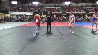 123 lbs Champ. Round 1 - Jazihia Decker, Moses Lake Wrestling Club vs Caleb Wagner, Heights Wrestling Club