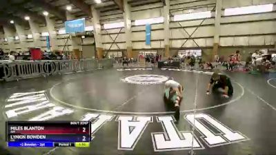 106 lbs Cons. Round 4 - Miles Blanton, NM vs Lynkin Bowden, CO