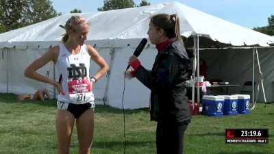 Anna Rohrer Talks About Leading Notre Dame After Third Place In Wisconsin