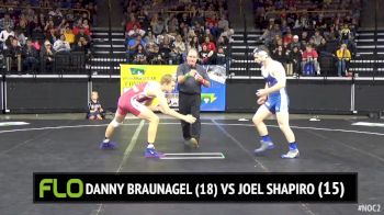 160 lbs Joel Shapiro, IA vs Danny Braunagel, IL