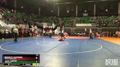 120 lbs Quarterfinal - Jack Carter, Huntsville vs BRADLEY HASTINGS, Hewitt-Trussville