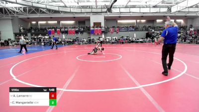 126 lbs Quarterfinal - Alex Lamarre, Bristol Central vs Christopher Manganiello, Notre Dame-West Haven