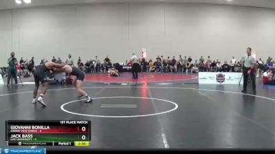 157 lbs Placement Matches (16 Team) - Giovanni Bonilla, Grand View (Iowa) vs Jack Bass, Life University