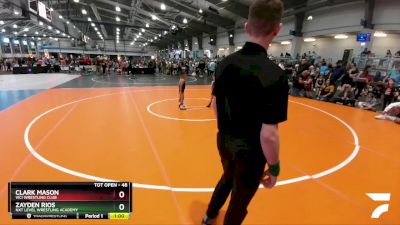 48 lbs Semifinal - Zayden Rios, NXT Level Wrestling Academy vs Clark Mason, Vici Wrestling Club