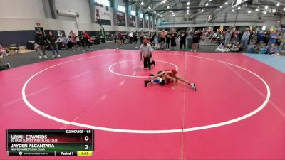 65 lbs Champ. Round 2 - Jayden Alcantara, Amped Wrestling Club vs Uriah Edwards, El Paso Supers Wrestling Club