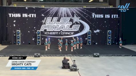 Lions Cheer Company - Mighty Cats [2024 L1.1 Mini - PREP - D2 Day 1] 2024 The U.S. Finals: Des Moines