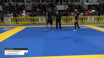 DAMION SHAUN ORANDAY vs THIAGO AGUIAR ABUD 2021 Pan IBJJF Jiu-Jitsu No-Gi Championship