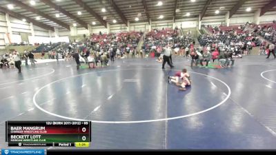 85 lbs Cons. Round 3 - Beckett Lott, Morgan Wrestling Club vs Baer Mangrum, Charger Wrestling Club