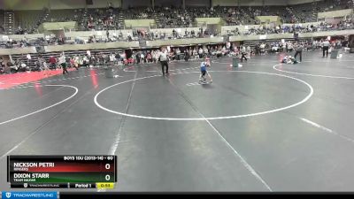 60 lbs Quarterfinal - Nickson Petri, Ringers vs Dixon Starr, Team Nazar