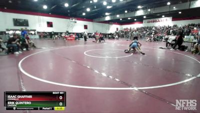 126 lbs Cons. Round 2 - Isaac Ghaffari, Camarillo vs Erik Quintero, Lakeside