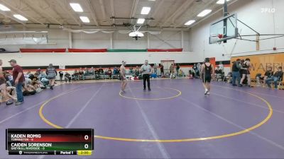 150 lbs Round 3 (6 Team) - Caiden Sorenson, Greybull/Riverside vs Kaden Romig, Torrington