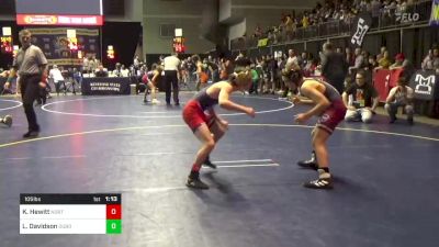 105 lbs Consy 5 - Keaghan Hewitt, Northeastern vs Lance Davidson, DuBois