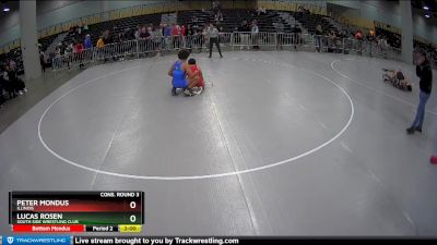 165 lbs Cons. Round 3 - Peter Mondus, Illinois vs Lucas Rosen, South Side Wrestling Club