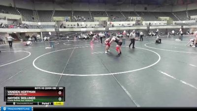 285 lbs 1st Place Match - Hayden Skillings, Coon Rapids Mat Bandits vs Vanden Hoffman, Wrestling Factory