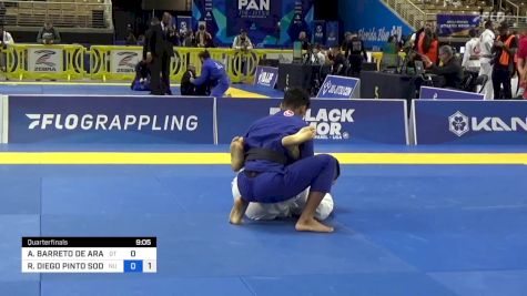 ADEMIR BARRETO DE ARAÚJO vs RAIMUNDO DIEGO PINTO SODRE 2024 Pan Jiu Jitsu IBJJF Championship