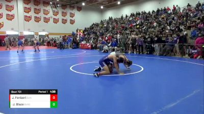 165 lbs Semifinal - Joey Blaze, Perrysburg vs Jacob Fenbert, Dundee