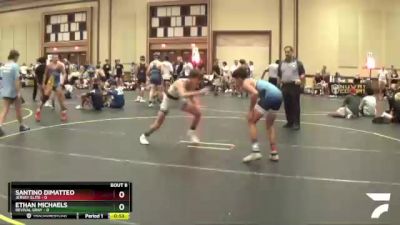 108 lbs Semis & 1st Wrestleback (8 Team) - Ethan Michaels, Revival Gray vs Santino Dimatteo, Jersey Elite