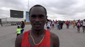 Amon Terer of Campbell after taking 3rd at PreNats