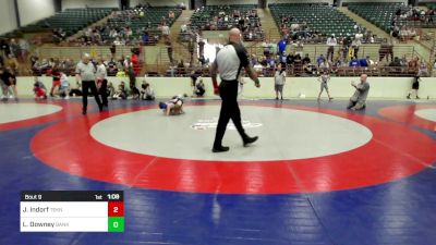 81 lbs 3rd Place - James Indorf, Teknique Wrestling vs Luke Downey, Banks Co. BattleBorn Wrestling