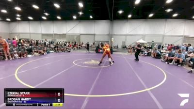 220 lbs Round 1 (16 Team) - Ezekial Starr, Georgia Blue vs Brogan Hardy, Oklahoma Red