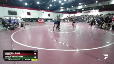 113 lbs Cons. Round 1 - Soren Harris-Pham, JW North vs Christian Gijon, La Mirada