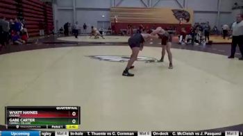 165 lbs Quarterfinal - Wyatt Haynes, Chicago vs Gabe Carter, Cornell College