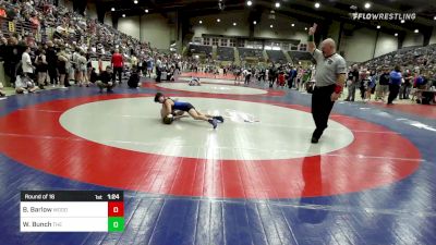 85 lbs Round Of 16 - Benjamin Barlow, Woodland Wrestling vs Walker Bunch, The Storm Wrestling Center