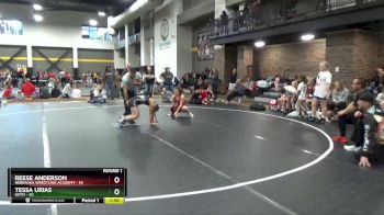 110 lbs Round 1 (4 Team) - Tessa Urias, SOTM vs Reese Anderson, Nebraska Wrestling Academy